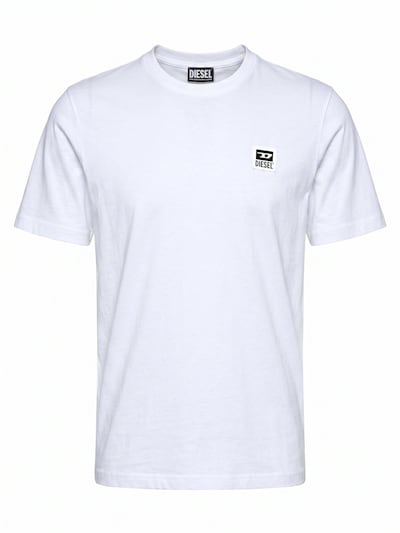 DIESEL Camisa 'T-JUST-K30' em S em branco, Vista do artigo