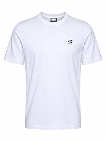 DIESEL - Camiseta 'T-JUST-K30' en blanco: frente