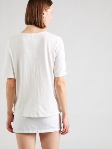 T-shirt OUI en blanc