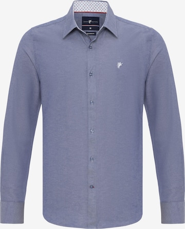 Chemise 'RUBEN' DENIM CULTURE en bleu : devant