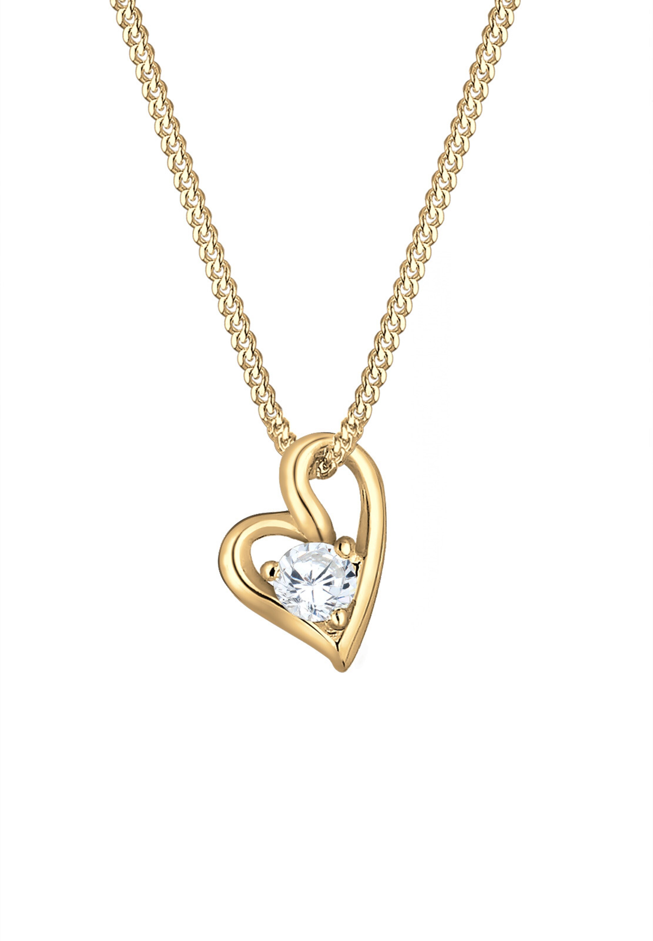 Chaîne 'Herz' ELLI PREMIUM en or