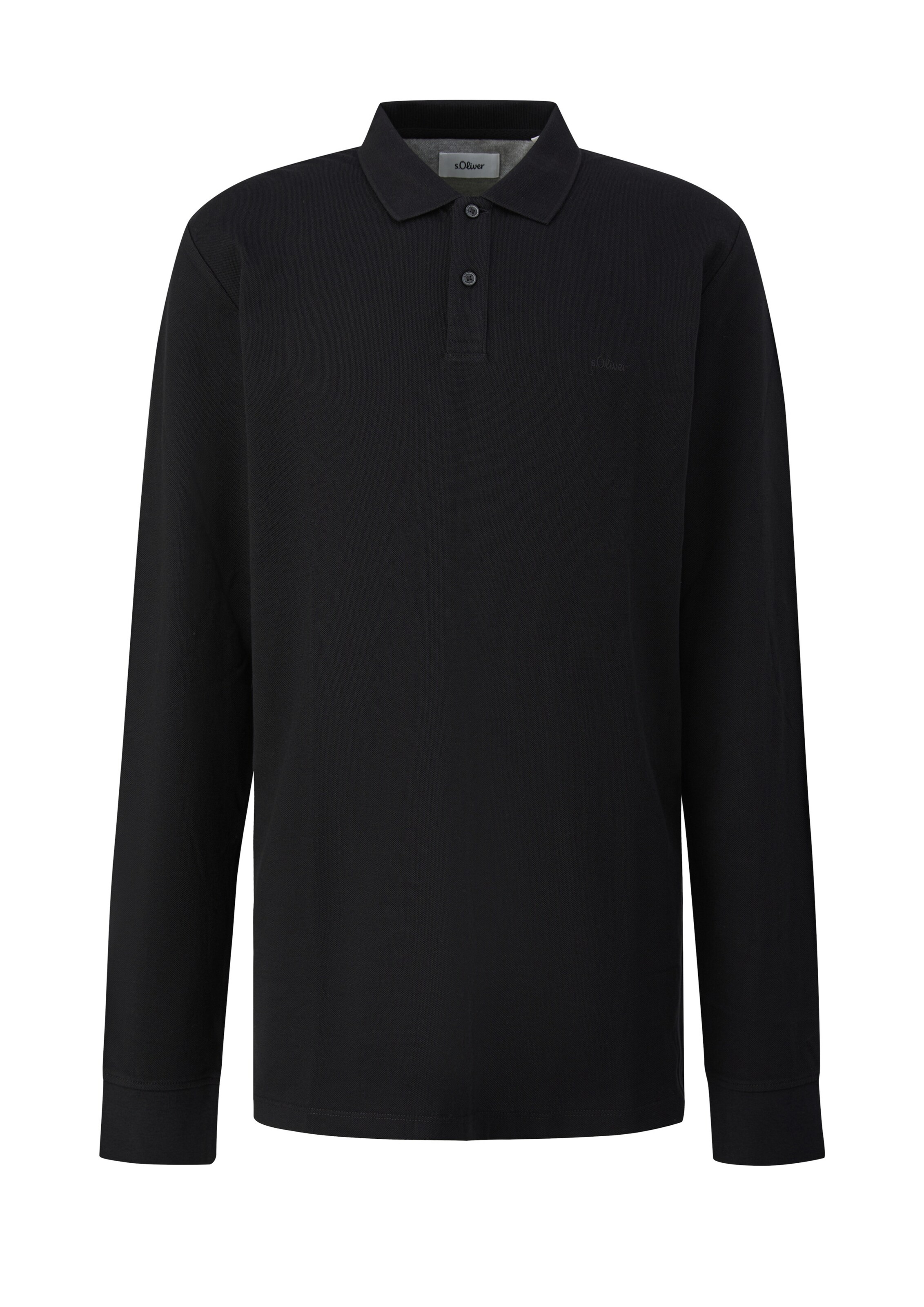 s.Oliver Men Big Sizes Poloshirt in XXL in schwarz, Produktansicht