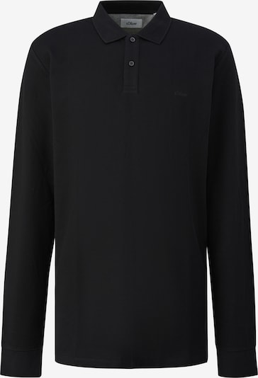 s.Oliver Men Big Sizes Poloshirt in XXL in schwarz, Produktansicht
