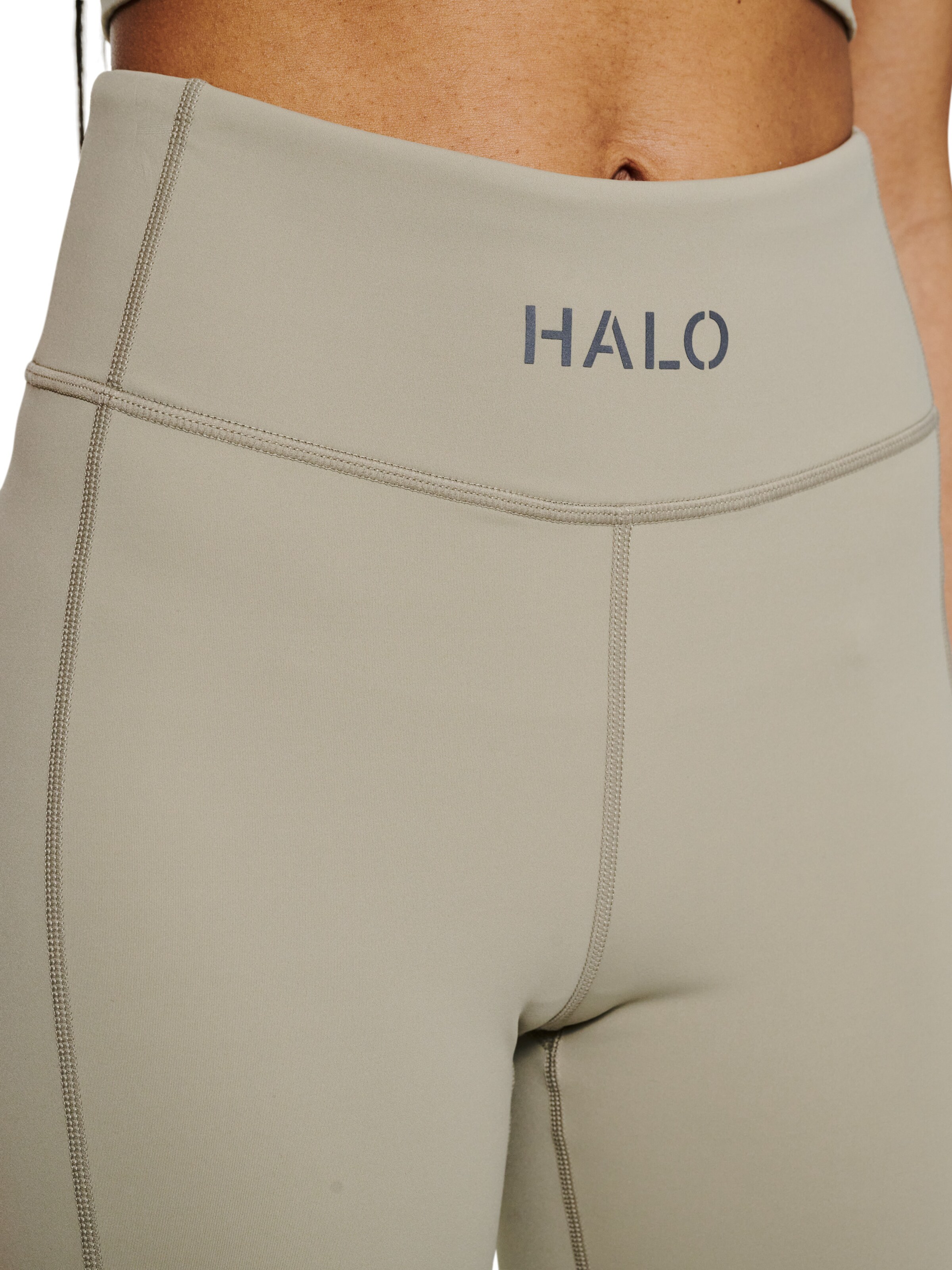 HALO Skinny Workout Pants in Beige