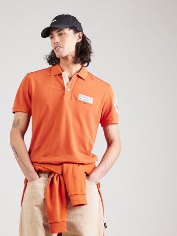 NAPAPIJRI Poloshirt 'E-AMUNDSE' in Orange: Vorderseite