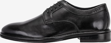 JOOP! - Sapato com atacadores 'Piatto Clyde' em preto: frente
