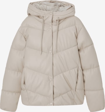 Pull&Bear Between-Season Jacket in Beige: front