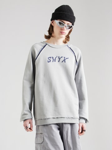 SHYX Sweatshirt 'Dean' in Grijs: voorkant