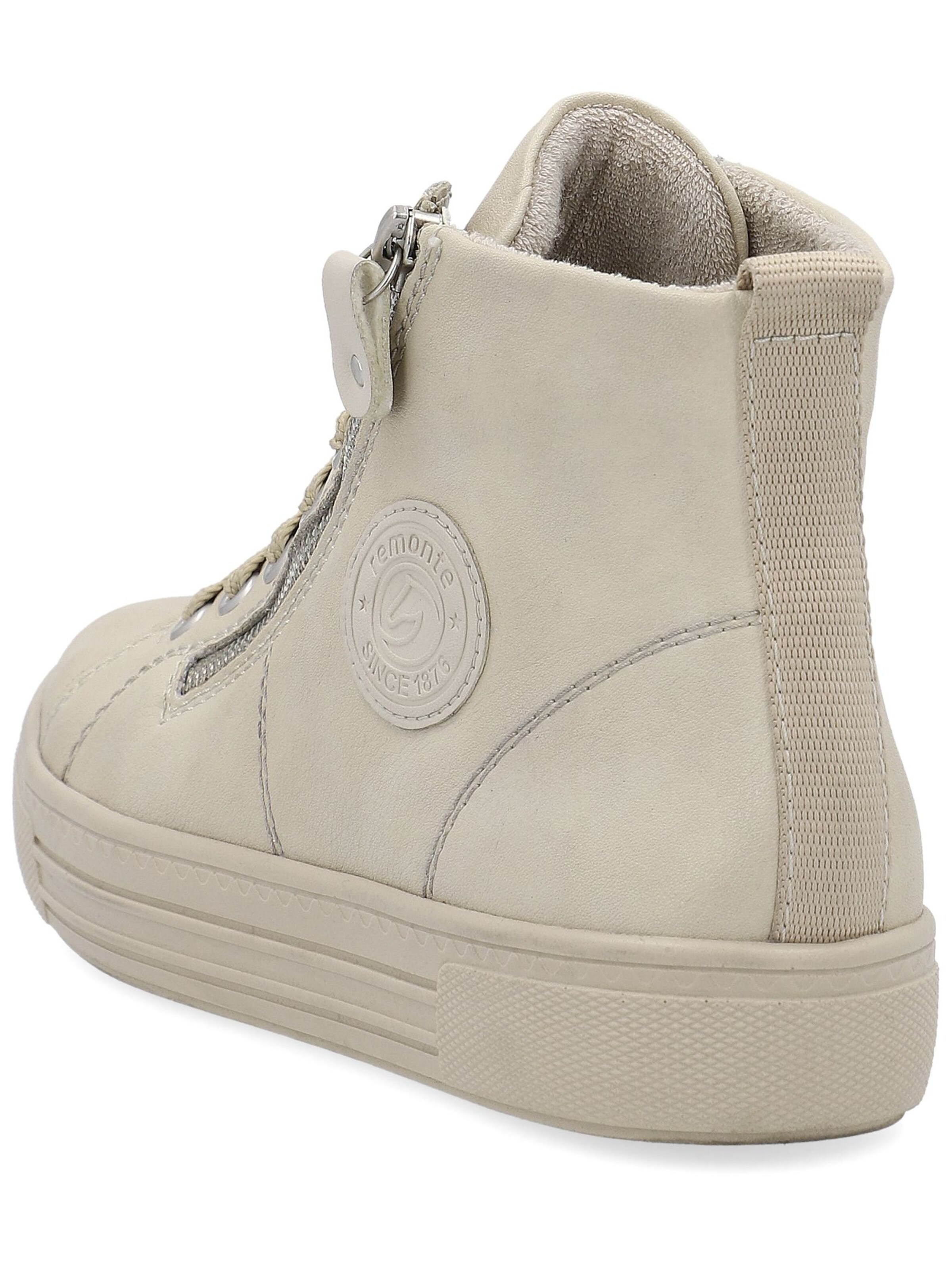 REMONTE Sneakers hoog in Beige