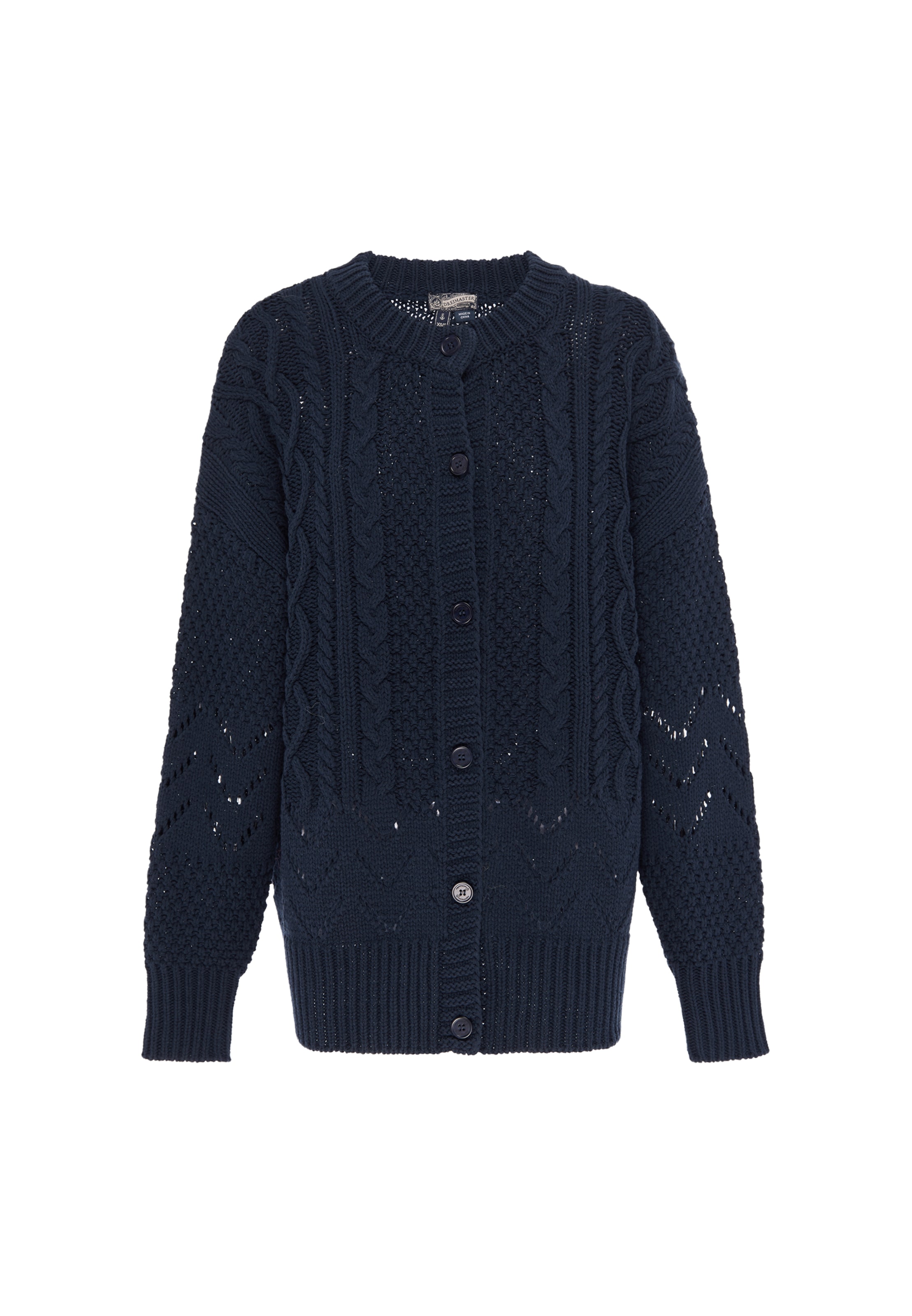 DreiMaster Vintage - Cárdigan en azul: frente