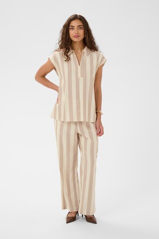 CULTURE Bluse in Beige
