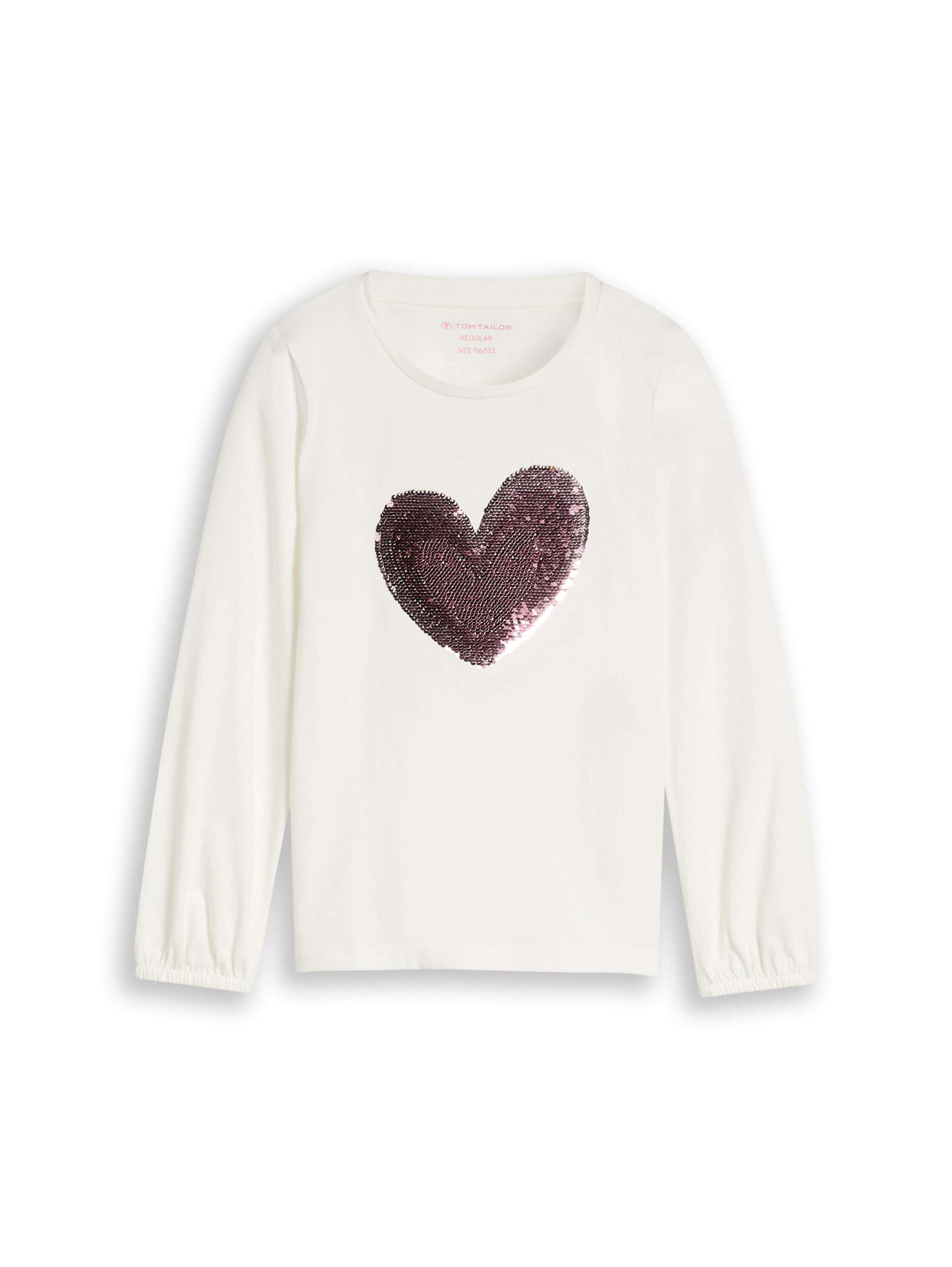 TOM TAILOR - Camiseta en blanco: frente