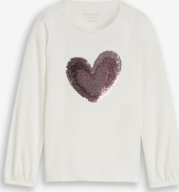 TOM TAILOR - Camiseta en blanco: frente