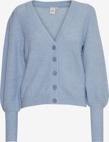 ICHI Knit Cardigan 'IHDUSTY' in Blue: front