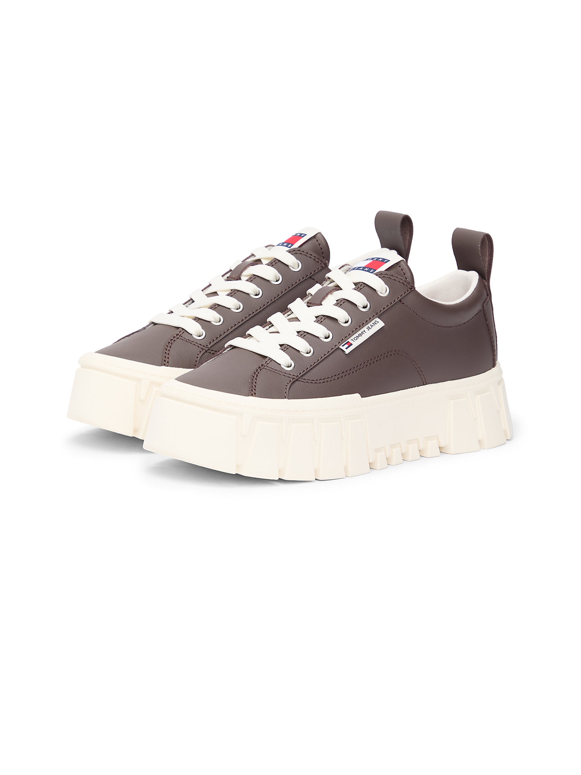 Tommy Jeans Sneaker 'VULC' in Braun