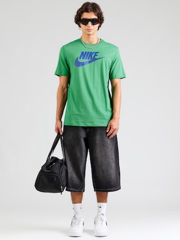 zaļš Nike Sportswear Standarta piegriezums T-Krekls 'ICON FUTURA'