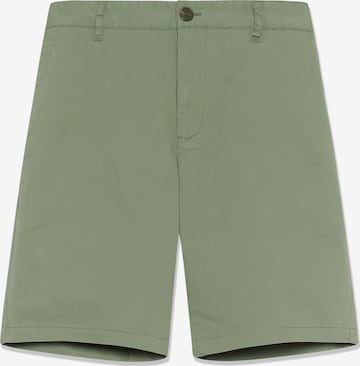Matinique Regular Trousers in Green: front
