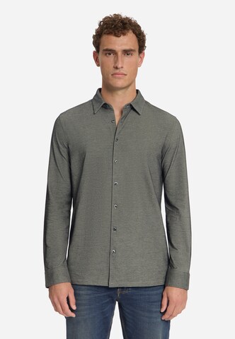 No Excess Regular fit Button Up Shirt in Grey: front