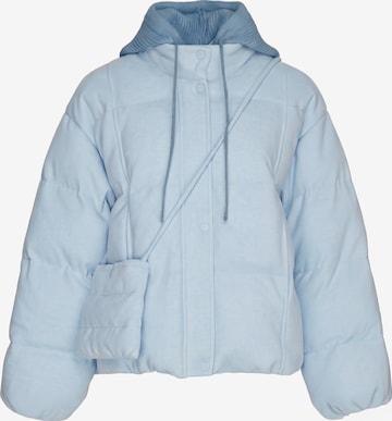 Veste d’hiver MYMO en bleu : devant