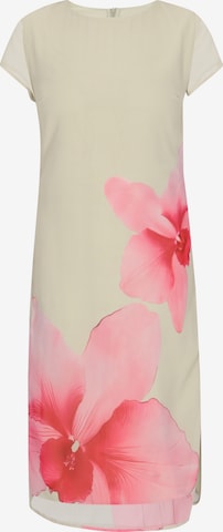 Robe Usha en beige : devant