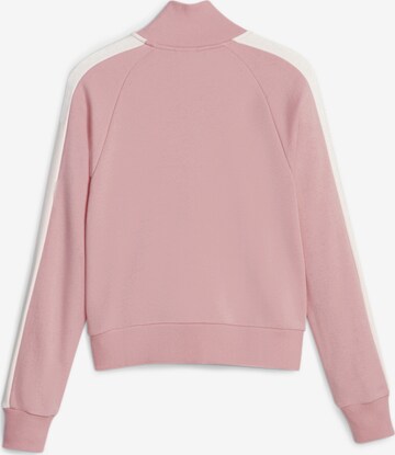 PUMA Sportief sweatshirt 'Iconic T7' in Roze