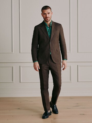 Next Slim Fit Sakko in Braun