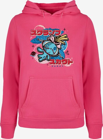 ABSOLUTE CULT Sweatshirt 'Lilo and Stitch - Rocket' in Pink: front