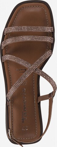 TAMARIS Strap sandal in Brown