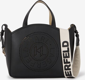 Borsa a mano di Karl Lagerfeld in nero: frontale