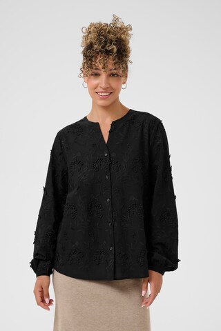 Cream Bluse 'Hilda' in Schwarz: Vorderseite