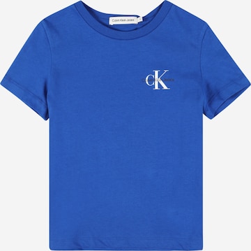 T-Shirt Calvin Klein Jeans en bleu : devant