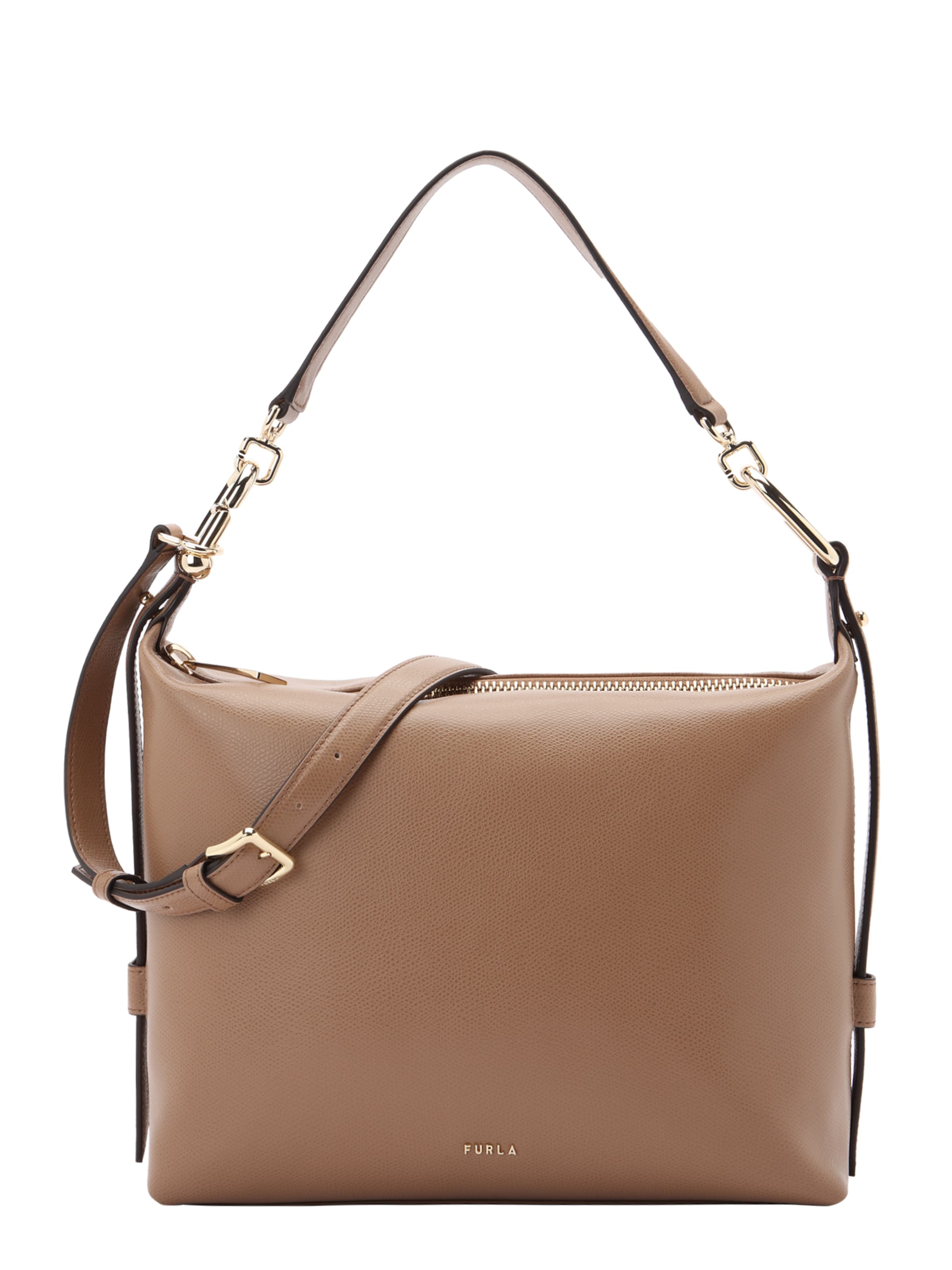 FURLA Axelremsväska 'Tonie' i brun: framsida