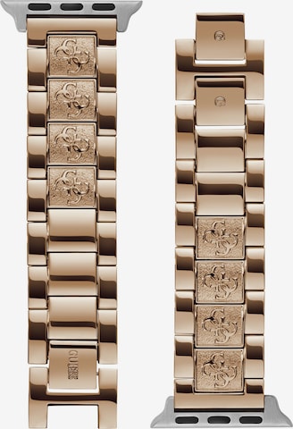 GUESS Armband kompatibel mit Apple Watch in Gold: Vorderseite