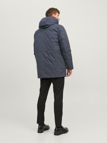 JACK & JONES Winter parka 'Clement' in Blue