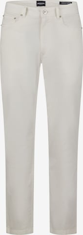 Pantalon chino HECHTER PARIS en blanc : devant