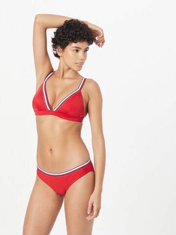 sarkans Tommy Hilfiger Underwear Trijstūra formas Bikini augšdaļa