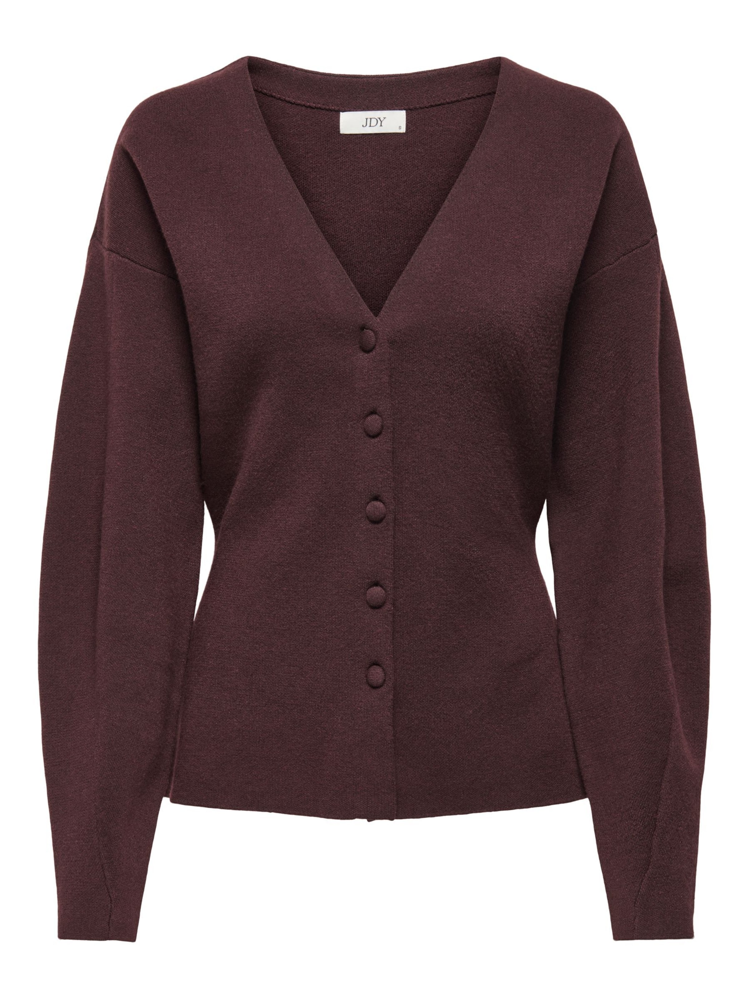 JDY Gebreid vest 'JDYPRIME' in Bruin: voorkant