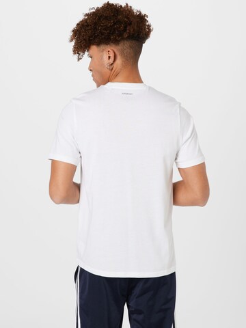 ADIDAS PERFORMANCE - Camisa funcionais 'Aeroready Graphic' em branco