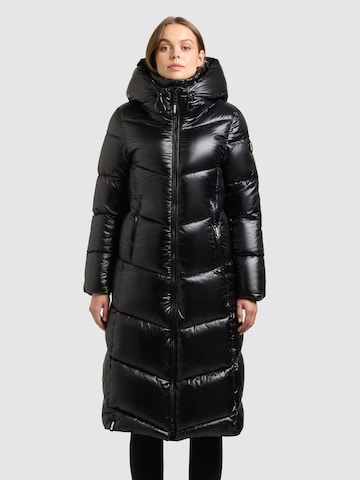 khujo Winter Jacket 'Rabia' in Black: front