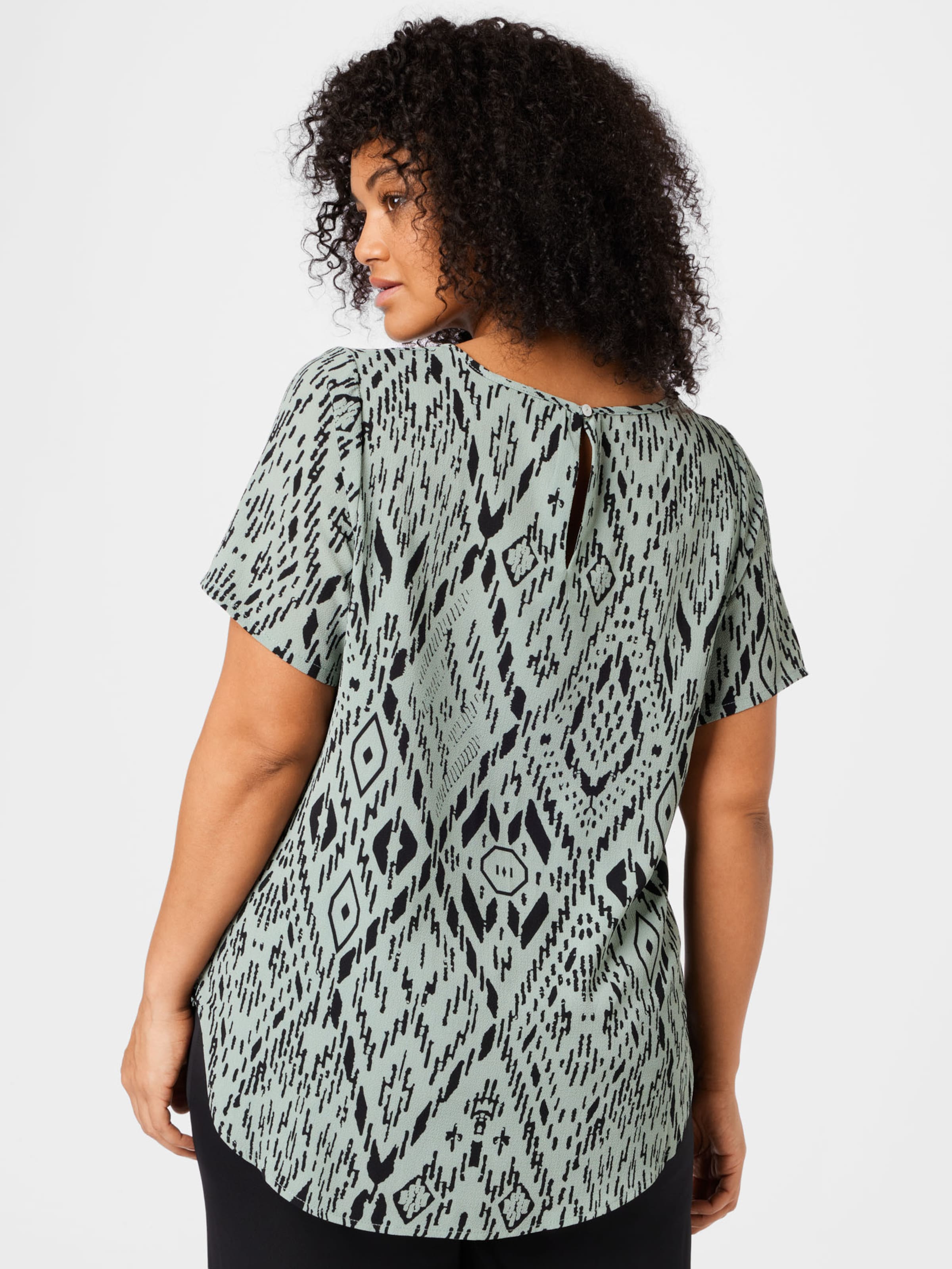 Frauen Große Größen ONLY Carmakoma Bluse in Grün - TW63391 Frauen Große Größen ONLY Carmakoma Bluse in Grün - TW63391