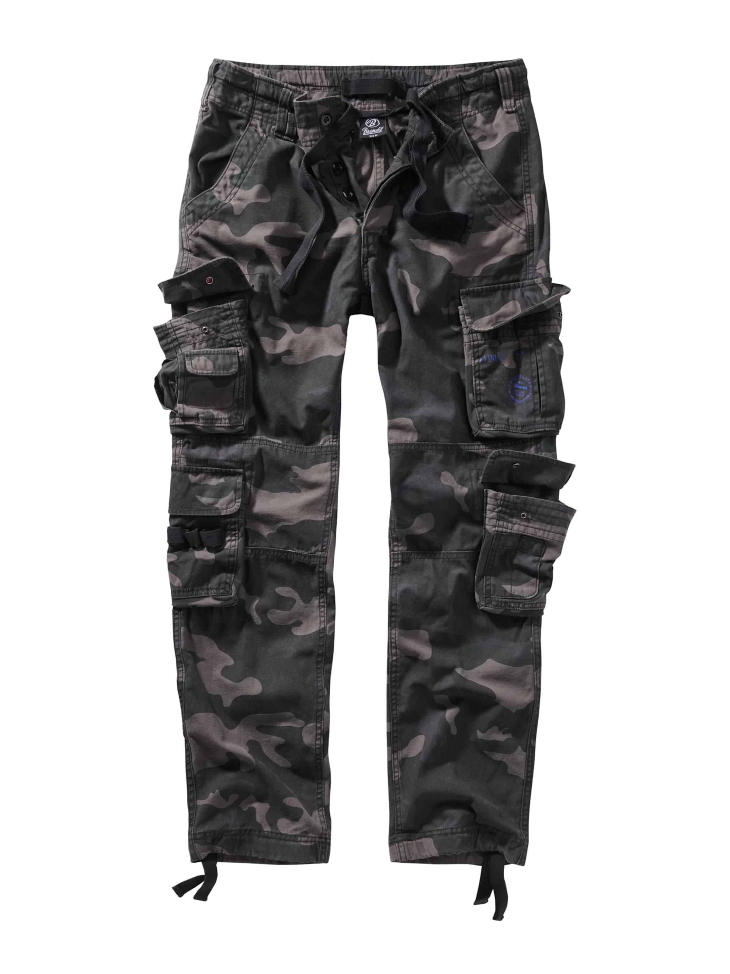 Brandit Cargo trousers in Mixed colours: front