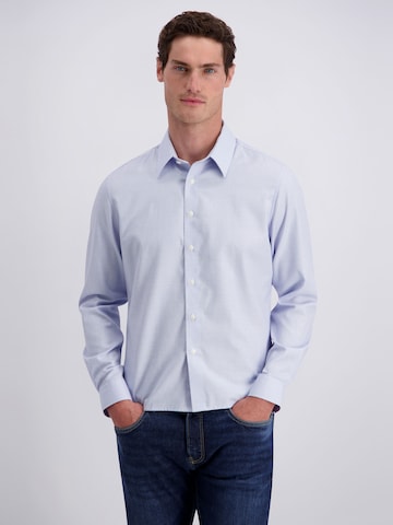 PIERRE CARDIN Regular fit Business shirt in Blue: front