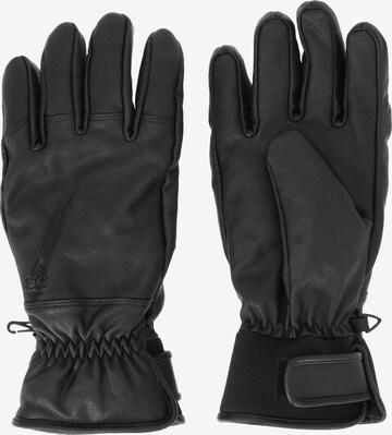 SOS Full Finger Gloves 'Stoneham' in Black: front