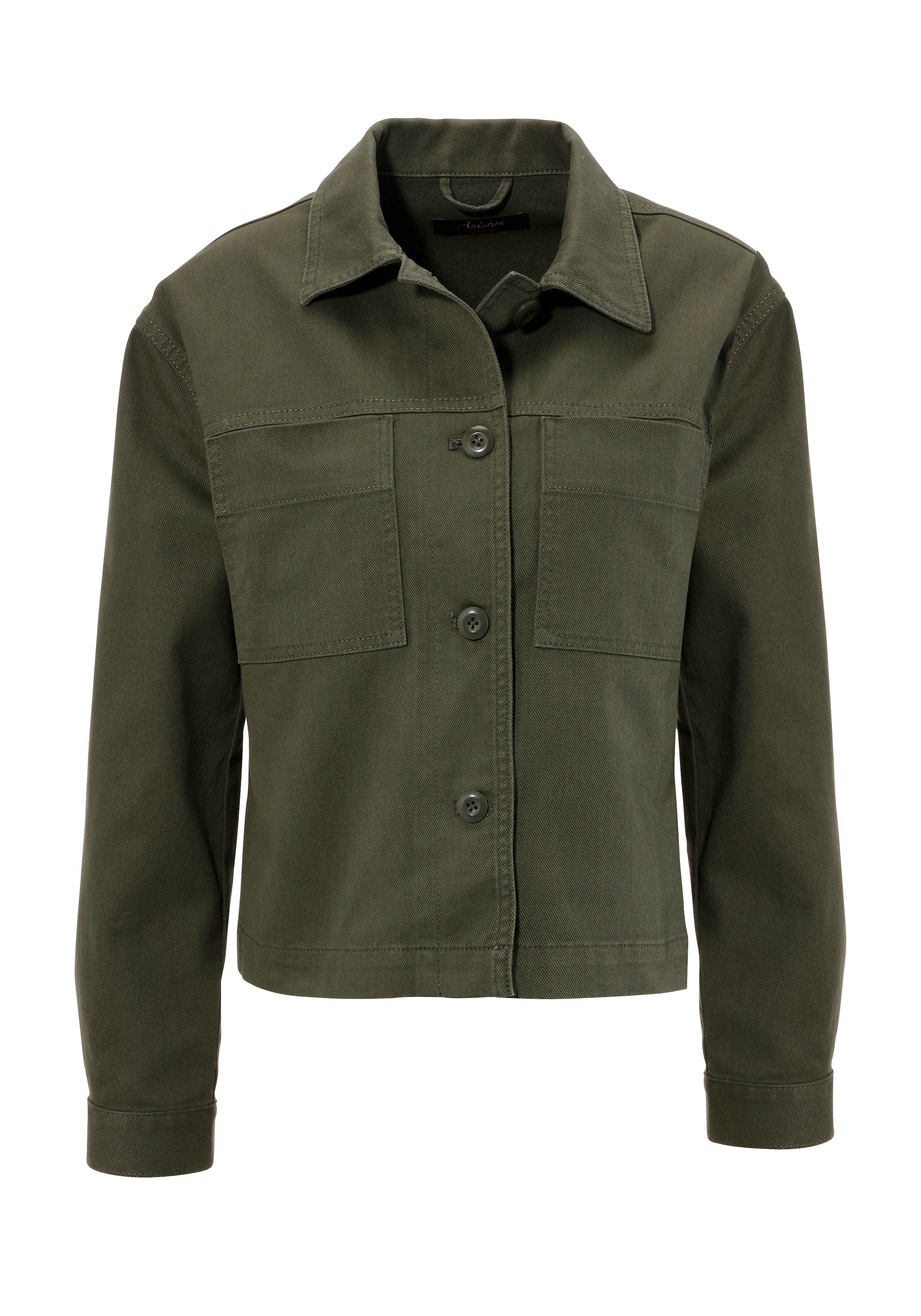 Aniston CASUAL Jacke in Grün: Vorderseite