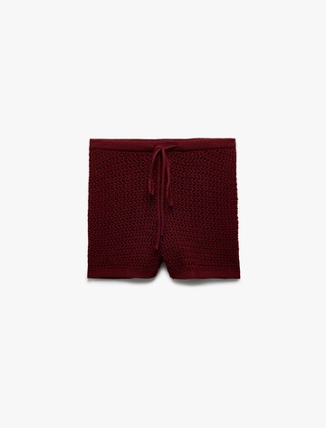 Koton Slimfit Broek in Rood