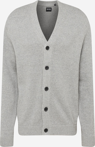 Only & Sons Knit cardigan in Grey: front