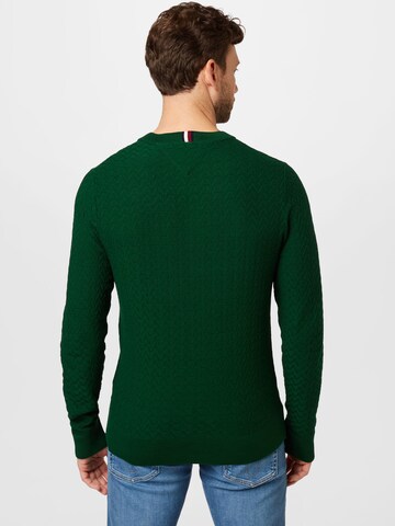 TOMMY HILFIGER Pullover in Grün
