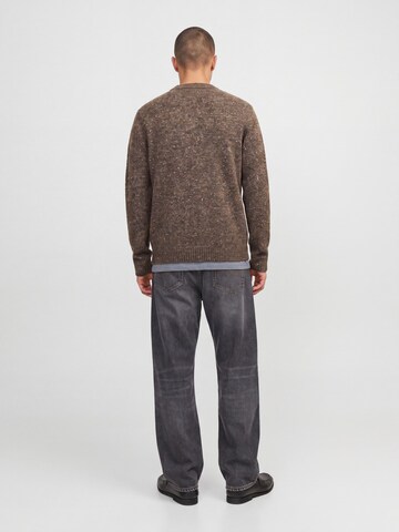 Pull-over 'JJENIEL' JACK & JONES en marron