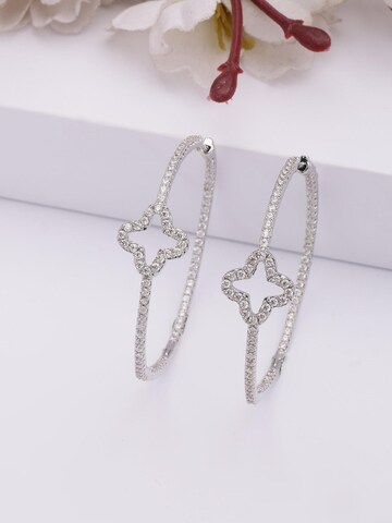 AVANT-GARDE PARIS Ohrringe 'Hedwigsa' in Silber