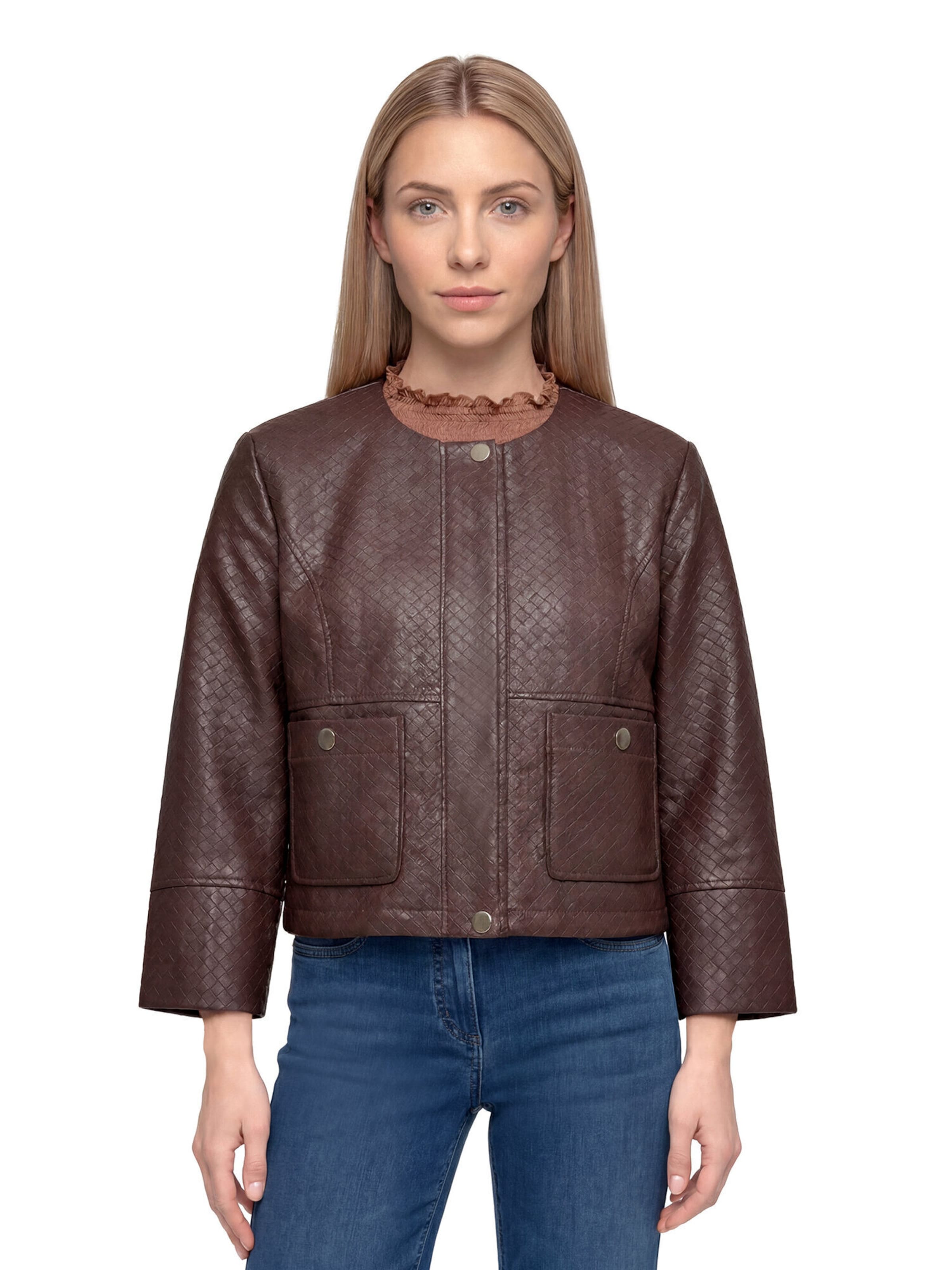 Betty Barclay Blazer in Brown: front